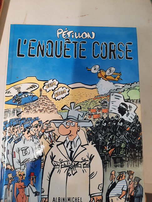 Bande dessinée "L'enquête Corse" Pétillon