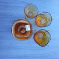 5 tasses + 4 soucoupes arcopal