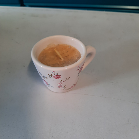 bougie tasse à café