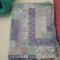 Nappe divers bleus 153x250 cm Neuve jamais utilisée Antitaches