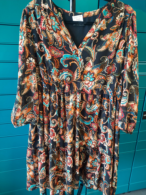 robe fantaisie dominante noire taille XL