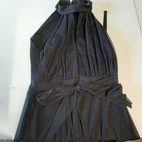 Robe noire longue TU