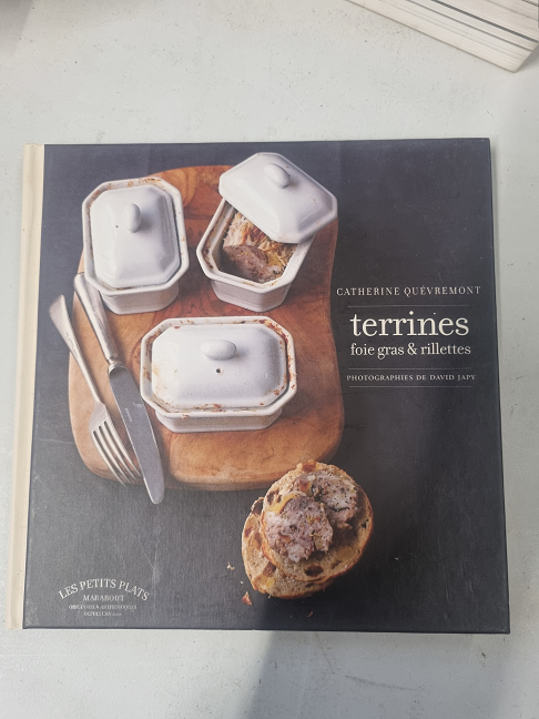 livre Terrines foie gras et rillettes.