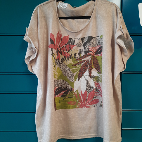 t shirt beige t6