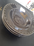 Lot 4 assiettes creuses marron