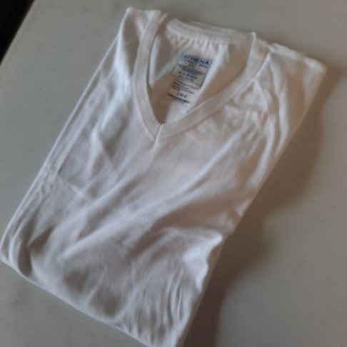Maillots de corps
manches courtes blancs
Taille XXL