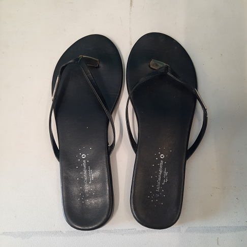 Tongs Lulu castagnette noir taille 41
