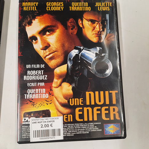 DVD UNE NUIT EN ENFER