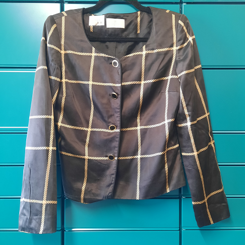Veste noir et doré ML élégance T40