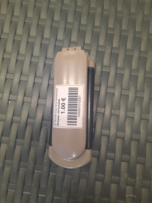 Brosse rétractable