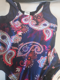 maillot de bain bleu et rose t48/50
