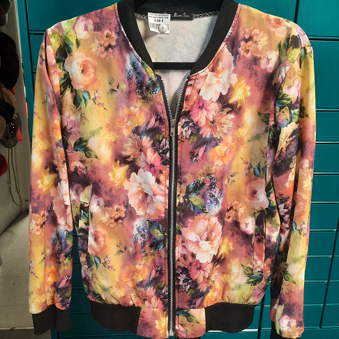 Veste légère fleurie T.S/M