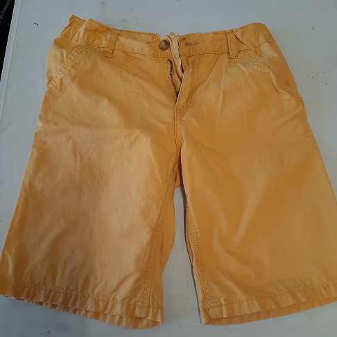 short garçon jaune 12 ans