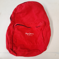 sac à dos rouge toile (pepe jeans):
