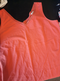 Débardeur orange "Gémo" T L