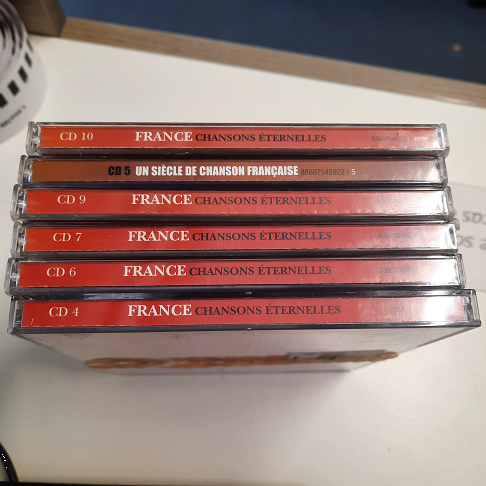6 cd vieilles chansons