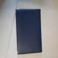 Porte- chèque bleu