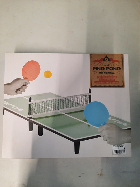 Jeu ping pong de table