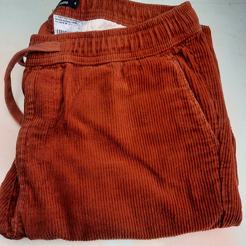 Velours homme rouille monoprix 38 pantalon