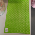 set de table tréssé vert
