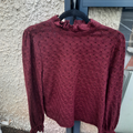 Pull bordeaux