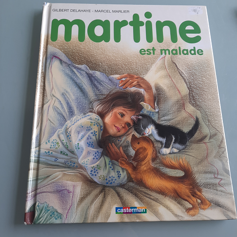 livre martine est malade