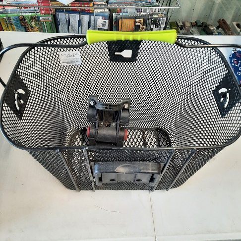 Panier à vélo avec fixation