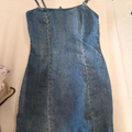 Robe en jean petite bretelle T36