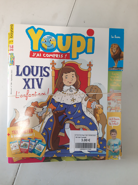 livres lot de 6 youpi