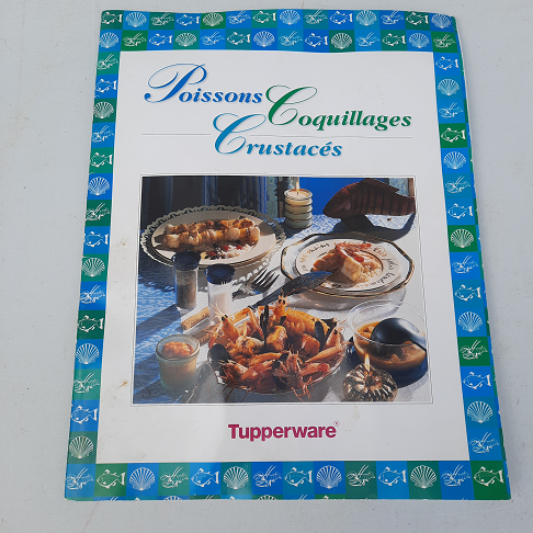 Livres recette, poisson, coquillages et crustacés Tupperware,