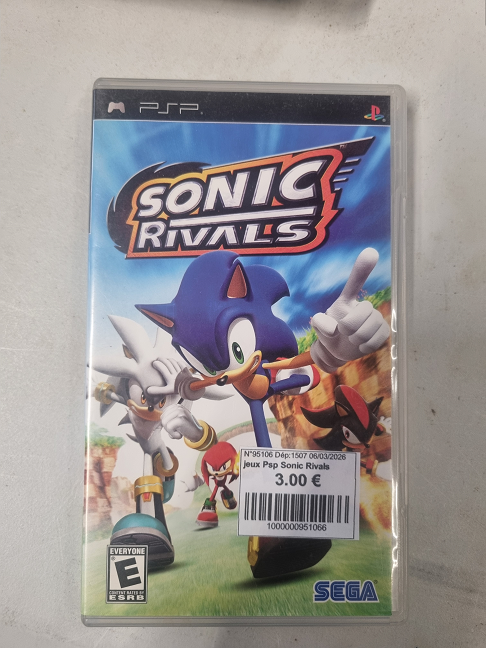 jeux Psp Sonic Rivals hi fi