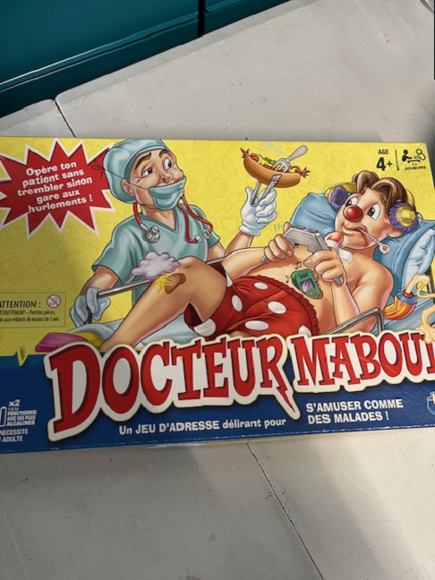 Jeu docteur maboul (manque 1 pièce)