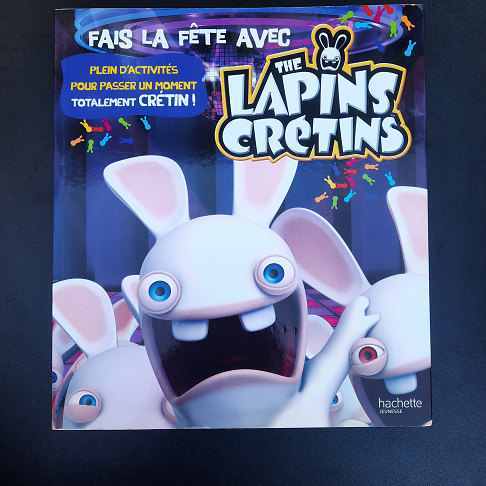 livre d'activité lapins crétins