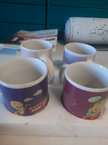 lots de 4 mugs titi et grosminet