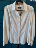 chemisier blanc poignets et col fantaisies Out of Ireland, taille
L
