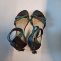 Sandale noir et bleu 42