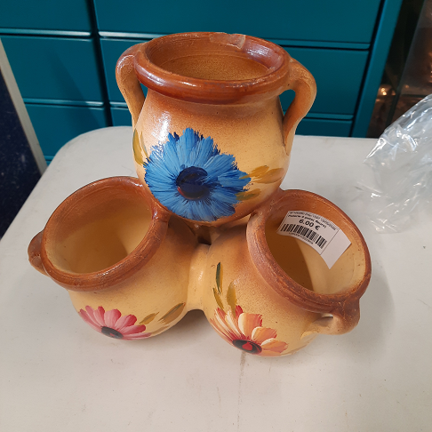 Poterie 4 pots( fleurs)