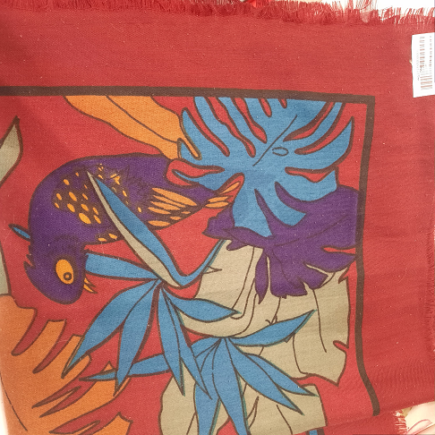 grand foulard carre coton