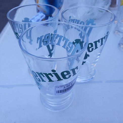 Lot Verre Perrier 3