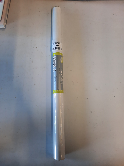 rouleau adhésif decoratif blanc