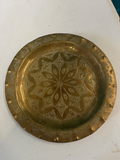 assiette laiton