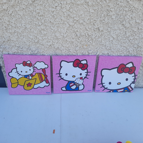 3 cadres hello kitty