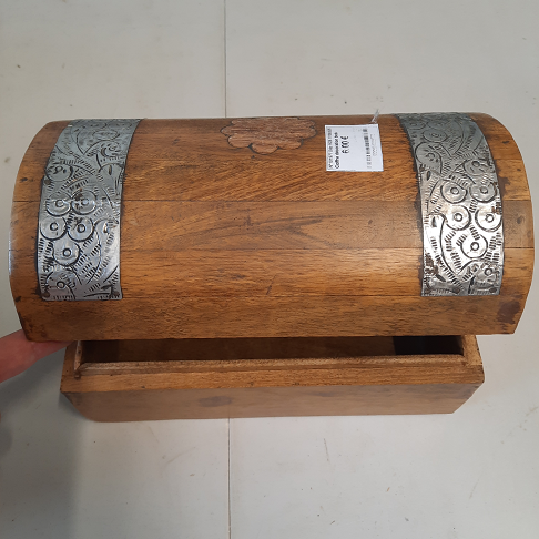 Coffre décoration bois
