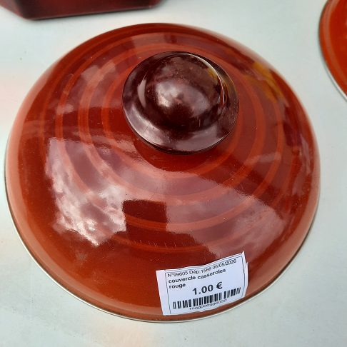 couvercle casseroles rouge