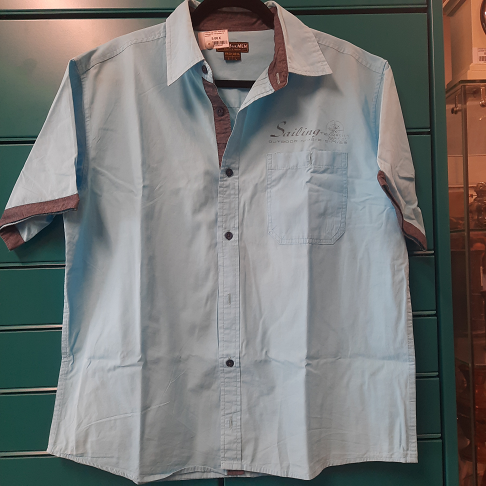 chemisette turquoise m homme