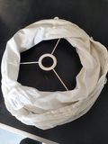 Suspension tissu blanc vintage