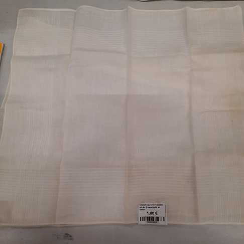 lot de  2 mouchoirs en coton