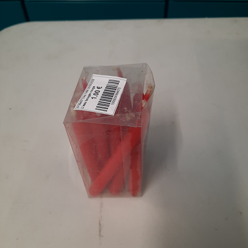 L'eau bougie rouge