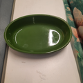 Petit plat ovale vert