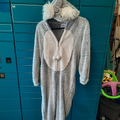combinaison pyjama grise lapin etam